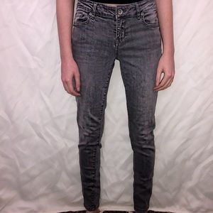 Aeropostale Gray Lola Jegging Skinny Jeans